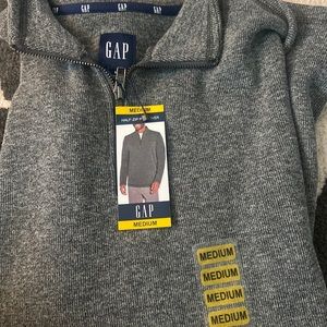 Gray Gap Zip-up